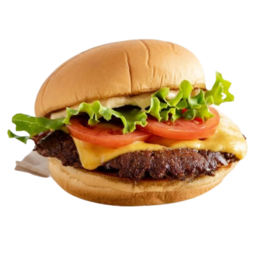 شطيرة برغر بالجبن 